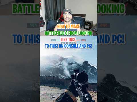 The *BEST* Graphics Settings for Battlefield 6 for Console and PC✅🙌 #battlefield6 #bf6