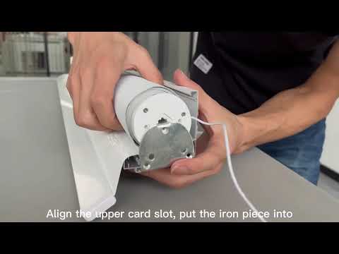Part of a video titled How to replace motor of blinds - YouTube