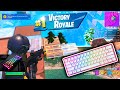 [10 HOUR] ASMR😴 HyperX Alloy Origins 60 Chill 🤩 Keyboard Sounds Fortnite Gameplay Chill To Sleep