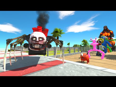 Choo Choo Charles OASIS DEATH RUN - Animal Revolt Battle Simulator