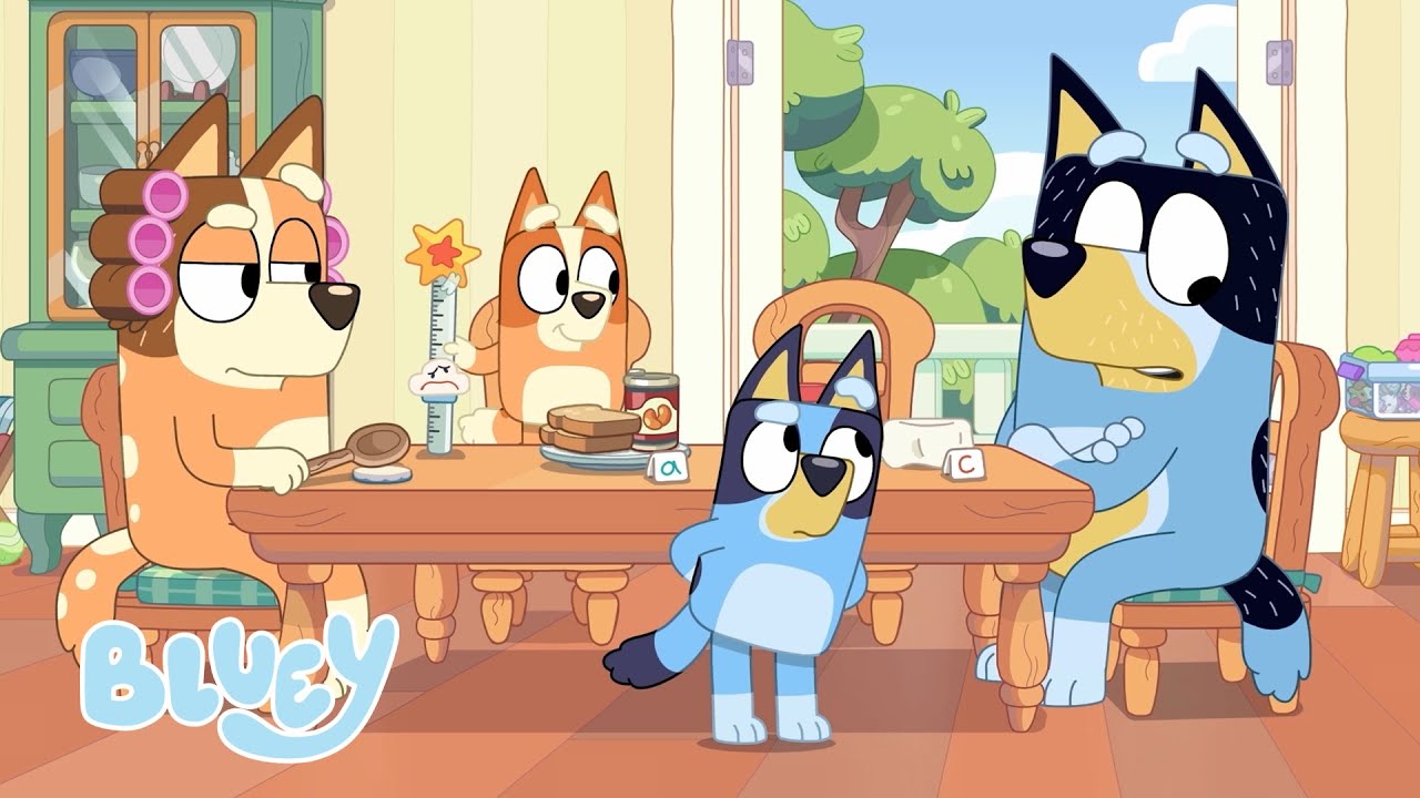 Jeux avec papa et maman | Bluey Français Chaîne Officielle