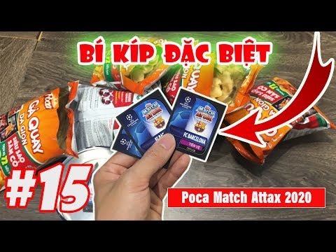Bí Kíp Đặc Biệt Để Sở Hữu 2 Tiền Vệ CLB Barca - Bánh Poca Match Attax 2020 Tập 15