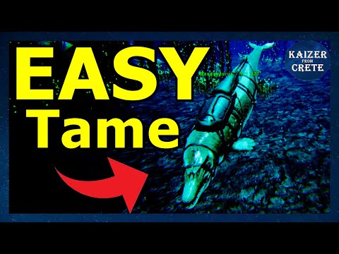 Easy way to Tame a Basilosaurus - ARK