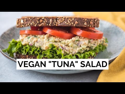 Vegan Tuna Salad - Chickpea Salad Sandwich