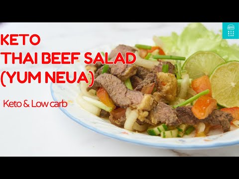 Easy Keto Thai Beef Salad – Yum Neua recipe| Keto & Low carb