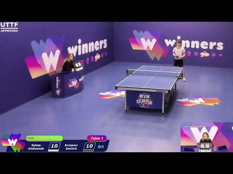 WINners CUP table 1  03.12   Syksa Aleksandr - Arzanov Dmitrii  18:30