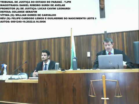 TRIBUNAL DO JÚRI DE CURITIBA 27/01/2023 - AUTOS 0001240-19.2022.8.16.0006