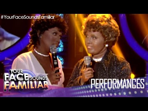 Your Face Sounds Familiar: Kakai Bautista as Whitney Houston and Cissy Houston "I Know Him So Well"