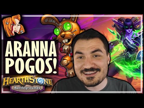 ARANNA IS GOOD WITH POGOS?! - Hearthstone Battlegrounds