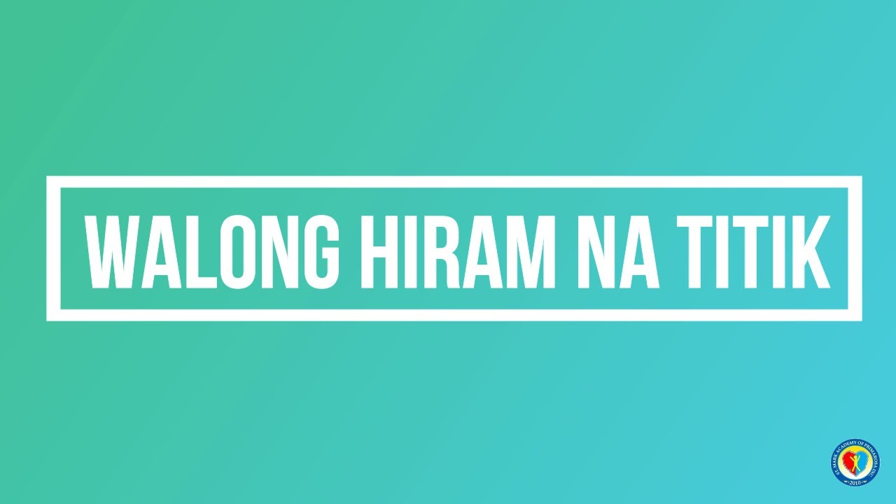 Putar video WALONG HIRAM NA TITIK sekarang WALONG HIRAM NA TITIK