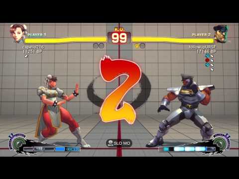 followupURSF [Bison] vs capello216 [Chun] SSF4 Japanese Online Ranked Matches - TRUE-HD