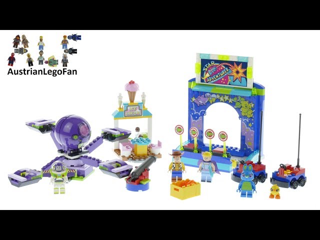 Vídeo relacionado con LEGO 4+ Toy Story 4 - Buzz y Woody: Locos por la Feria, Set de Construcción con Atracciones de Juguete, Incluye Minifiguras (10770)