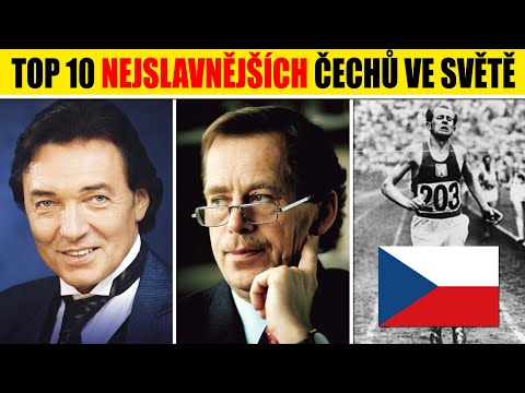 TOP 10 nejslavnějších ČECHŮ ve světě