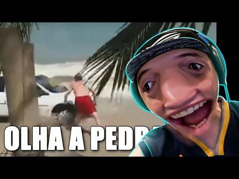 jefinho reagindo ao biela torta