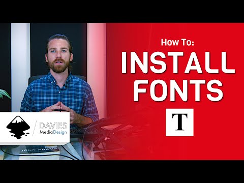 How to Install Fonts in Inkscape | Davies Media Design