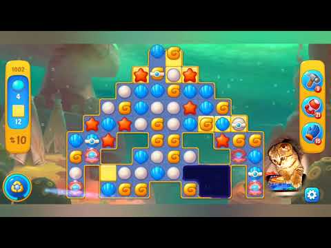 Fishdom 2022, no Boosters,  1002  level  -  прохождение без бустеров,  1002  уровень.