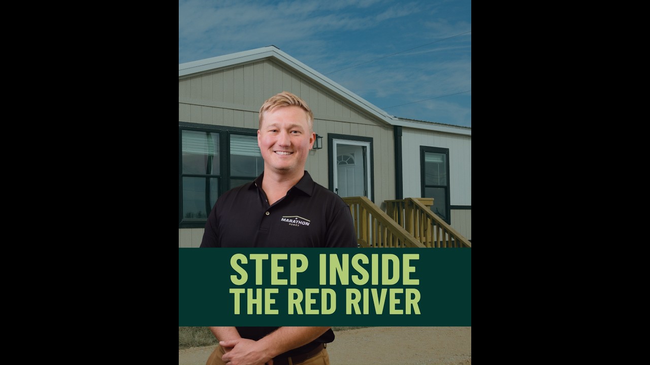 Inside the Red River | 1,700 Sq Ft Manufactured Home Tour #mobilehomes
