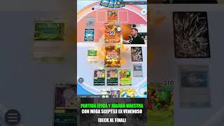 JUGADA MAESTRA Y MEGA SCEPTILE EDUCA A MEGA CHARIZARD Y EX 🔥😎 #pokemontcgpocket