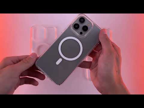 Чехол на iPhone 12 Pro / iPhone 12 прозрачный ультратонкий с МагСейф MagSafe Айфон 12 Про / Айфон 12 - фото 1 - id-p2276112287