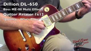 Video thumbnail for Journey - Who's Crying Now Guitar Solo Cover- Dillion DL-650 Les Paul Demo by Gadgety Ron