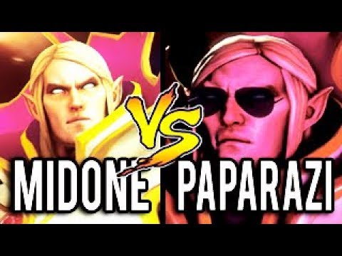 MidOne Vs Paparazi - INVOKER ACCURACY BATTLE DOTA 2