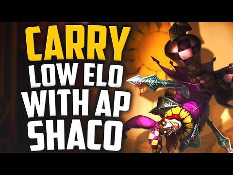 CARRY LOW ELO WITH AP SHACO | Unranked to Challenger
