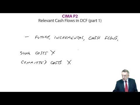 Relevant cash flows in DCF - Non–relevant costs - CIMA P2