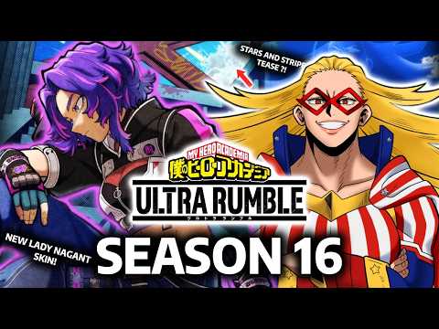 My Hero Ultra Rumble Season 16 NEW Teaser Details - Lady Nagant Cyber Skin, Star & Stripe Character