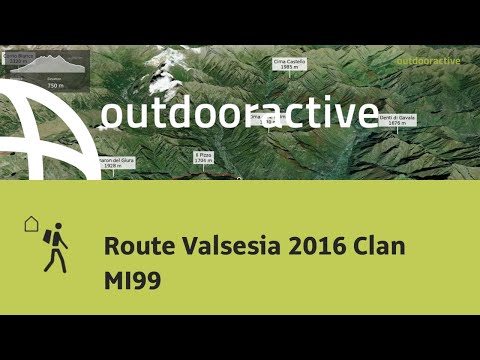Route Valsesia 2016 Clan MI99