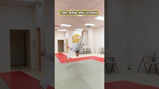 Zara Aerial Kick Tutorial #shorts #martialarts #cobrakai