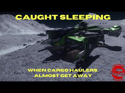 Caught Sleeping | When Cargo Haulers Fight Back | Star Citizen Piracy Gameplay | 3.19.1