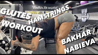 BAKHAR NABIEVA | GLUTES & HAMSTRINGS WORKOUT | IRON UNIVERSITY