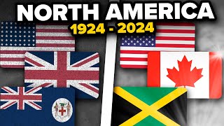 Evolution of ALL North American Flags Over Last 100 Years (1924-2024)