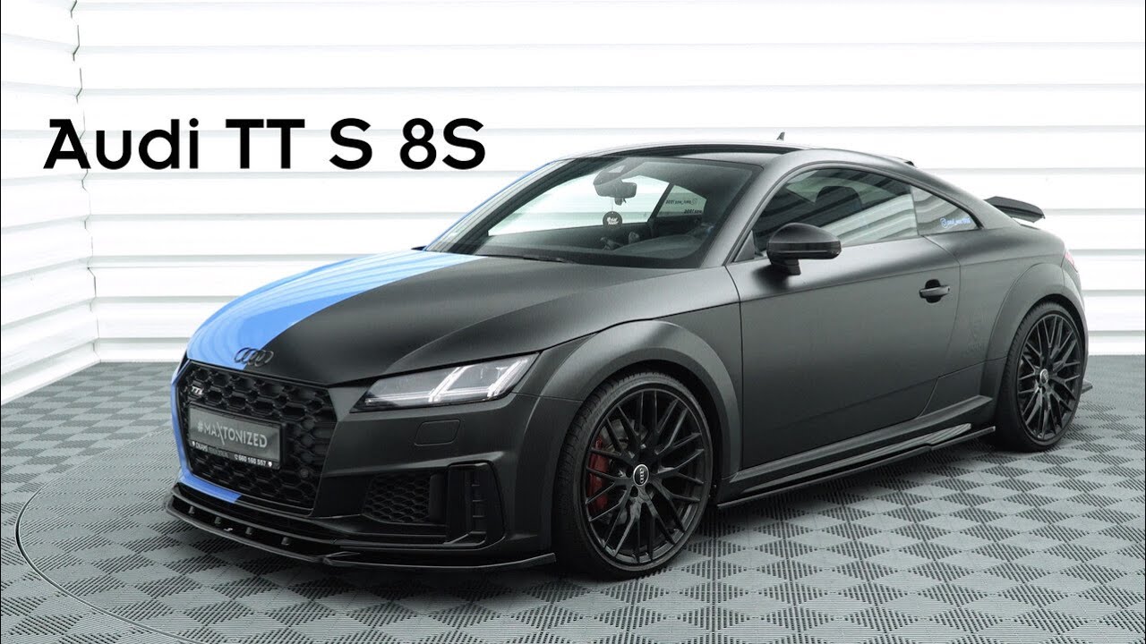 Audi TT S 8S (2014 - 2018) | Maxton Design Splitter Set | Presentation #283