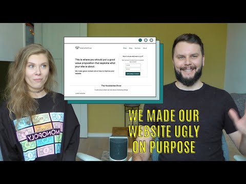 Thumbnail for Episode #1: We designed an ugly website on purpose