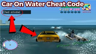 GTA Vice City Car On Water Cheat Code | SHAKEEL GTA