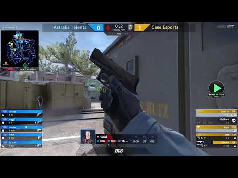 (EN) Case Esports vs Astralis Talent | map 1 | LOOT.BET/CS Season 9 | by @DanChanCSGO & @CirmanGG