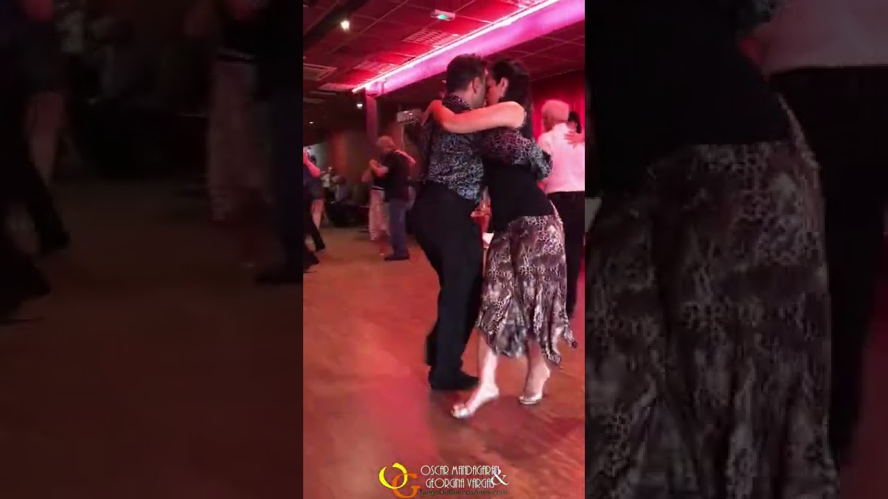 #tango #milongueros #dancers Georgina Vargas Oscar Mandagaran MILONGUEANDO à PARIS Sensacion Milonga