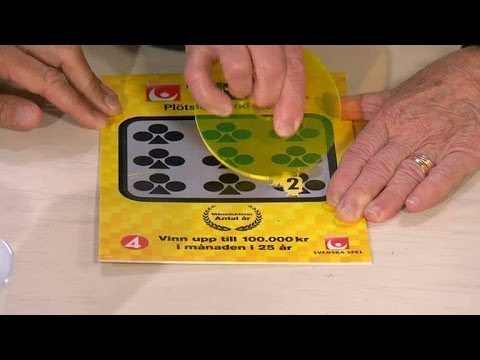 Anna-Lisa skrapar Triss - Nyhetsmorgon (TV4)