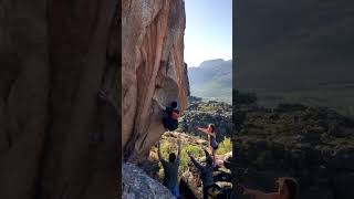 Video thumbnail: Simba, 8a+. Rocklands