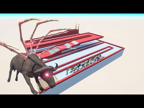 Escape From Alien Buffalo - Last Survivor - Animal Revolt Battle Simulator