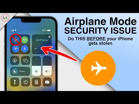 STOP iPhone Thieves! Toggle This Hidden Airplane Mode Setting
