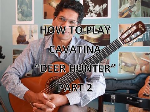 How to play Cavatina "Deer Hunter." by Stanley Myers - 2/3. Guitarist - Raphael Williams.