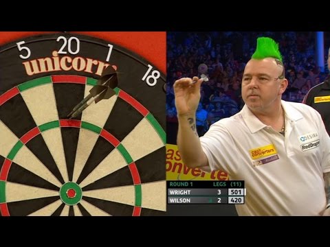 Darts Players Champ Finals 2016 Wright v Wilson (R1)