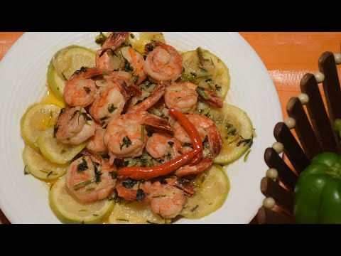 লেবু ও বাটার চিংড়ি রান্না | Best Garlic Lemon Shrimp Recipe | How to Make Garlic Butter Lemon Shrimp