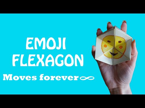 How to make a paper moving Flexagon | Easy Origami 🙂