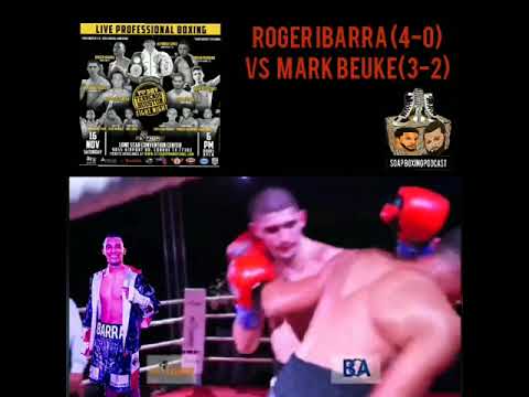 Roger Ibarra 5-0 vs Mark Beuke 3-2 11.16.19