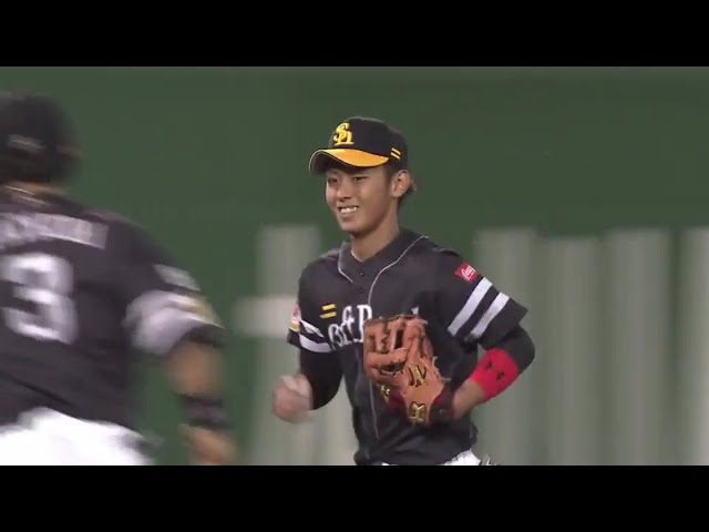 【7回裏】全身がバネ!! ホークス・今宮の好プレー!! 2017/8/30 F-H
