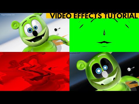 (VIDEO TUTORIAL) 1 MILLION MULTILANGUAGE Gummy Bear Gummibär Song | COOL Visual Audio Effects EDIT