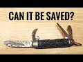 HOW TO QUICKLY AND EASILY REMOVE RUST FROM KNIVES OR OTHER TOOLS.